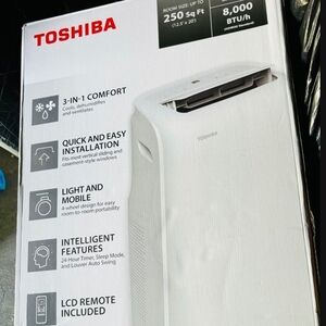 Toshiba White Portable Air Conditioner